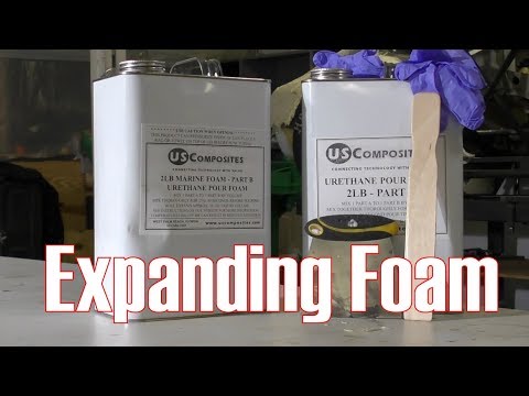 Expanding urethane foam for race car mold-making