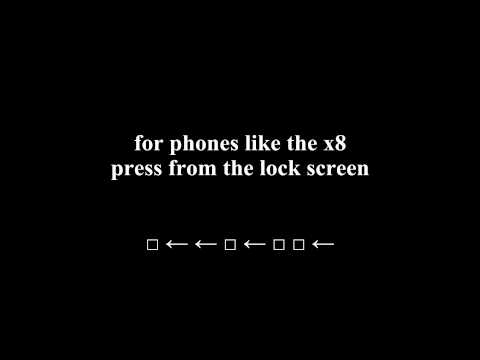 How to access the hidden menu  on Sony (Ericsson)  phones