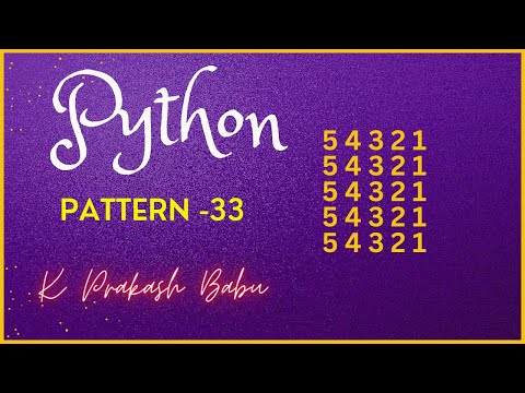 Python 33 To Print Pattern Program In Python Programming Computer Programming Shorts Coding
