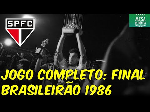 ESPECIAL 86: jogo completo da final emocionante do Campeonato Brasileiro de 1986 (03/05/20)
