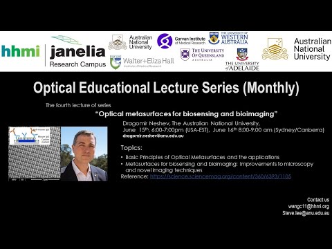 OIG-ABG Lecture 4 - Metasurfaces for Imaging