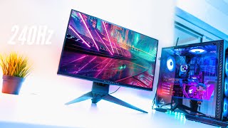 First Time Experiencing 240Hz Monitor - Alienware 