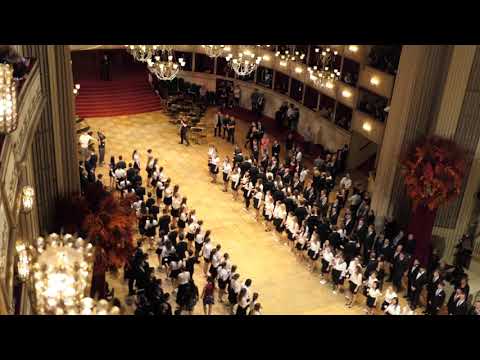 Wiener Opernball 2019, Generalprobe, Einzug der Debütanten