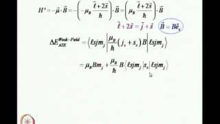 Mod-01 Lec-38 Stark- Zeeman Spectroscopy