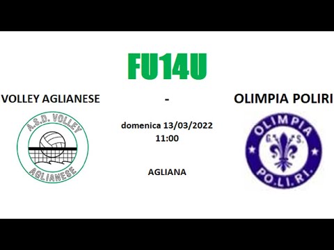 FU14U - VOLLEY AGLIANESE vs OLIMPIA POLIRI