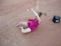 Ashley Takes A Tumble