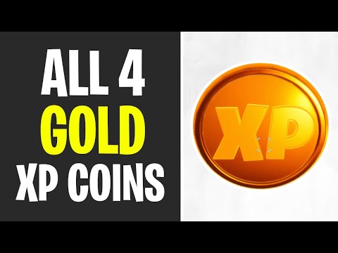 All Gold XP Coins Locations (Week 1-8) - Fortnite