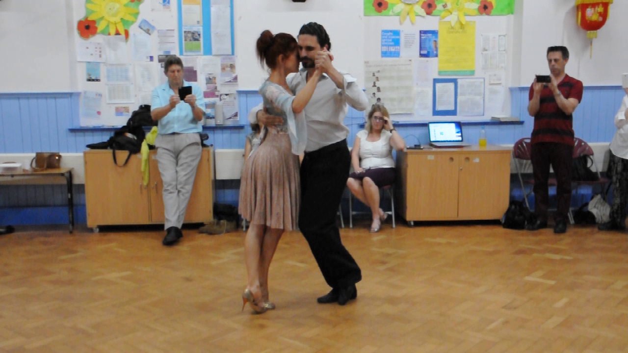 Classes with Alexandra Wood & Guillermo Torrens at Reading Tango Club - Sacadas Part II -