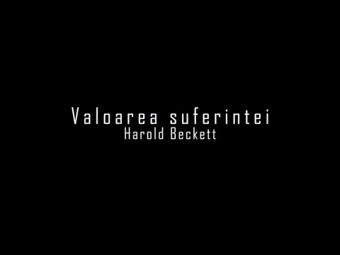 Valoarea suferintei - Harold Beckett