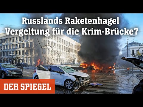 Russlands Raketenhagel: Vergeltung für die Krim-Brücke? | DER SPIEGEL