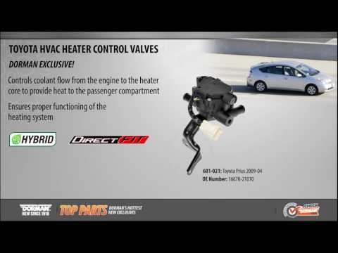 Highlighted Part: HVAC Heater Control Valve for Select Toyota Prius Models