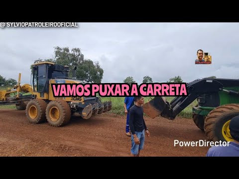 VAMOS PUXAR A CARRETA / Motoniveladora XCMG grader niveleuse patrola operador 