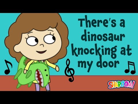 There's a Dinosaur Knocking on my Door - Shabbat Song!