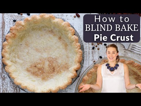 HOW TO BLIND BAKE PIE CRUST: All the tips and trick for a perfect pie crust every time! Easy as pie!
