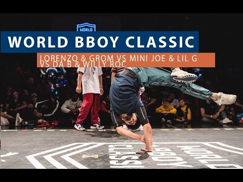 Lorenzo & Grom vs Lil G & Mini Joe vs Da B & Willy Roc | Top 16 | WORLD BBOY CLASSIC 2018