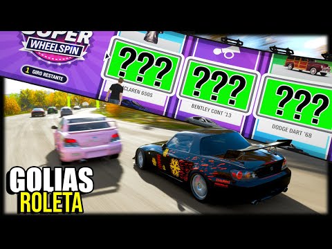 GOLIAS com CARROS de ROLETA bora CORRER - Forza Horizon 4 Online