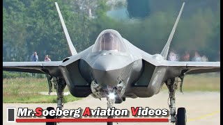 FULL POWER AFTERBURNER Departure F35 at Volkel