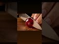 ASMR Cranberry Cutting By AI Asmr Satisfying Funny Fruit Ai Aiart Fruitcuttin Cranberry