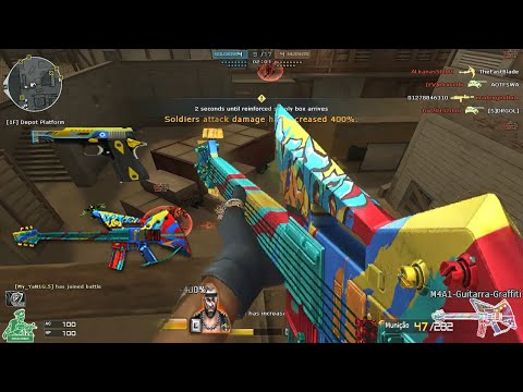 Crossfire AL ( Đột Kích ) 2.0 : M4A1 Guitar Graffiti - Hero Mode X - Zombie V4