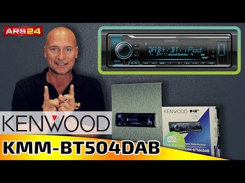 Kenwood KMM-BT504DAB | 1-DIN DAB+ Autoradio mit kurzem Gehäuse | ARS24