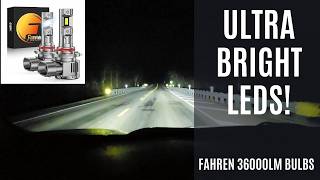 🔥Forenner Fahren 36000 Lumen Bulbs. Are they really BRIGHTER?