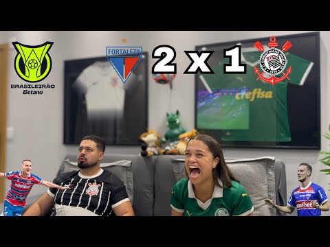 REACTS TO FORTALEZA x CORINTHIANS | Couple Rivalry