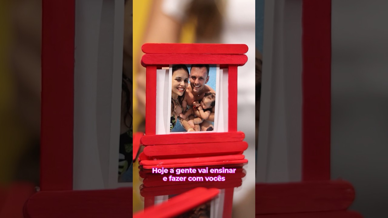 Porta retrato caseiro | Clube da Tata