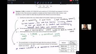 AP Unit 8: Titration FRQ Walkthrough