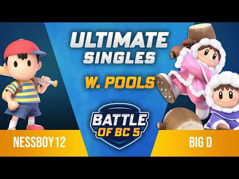 Nessboy12 (Ness) vs Big D (Ice Climbers) - Ultimate Singles Losers Top 64 - Battle of BC 5