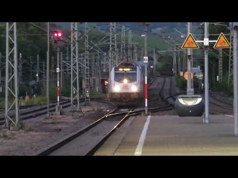Züge/Trains Stuttgart Bad Cannstatt mit S-Bahn Stuttgart, RB, RE | Sommerabend Trainspotting