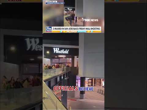 Black Friday mall shooting leaves three injured as police continue search for gunman #shorts