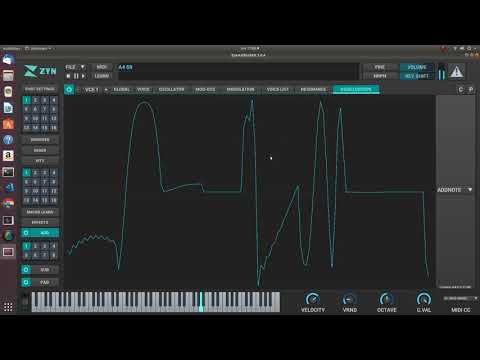 ZynAddSubFx signal scope demo