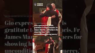 ABC News's Gio Benitez made his confirmation in Catholic Church, with his husband as his sponsor.