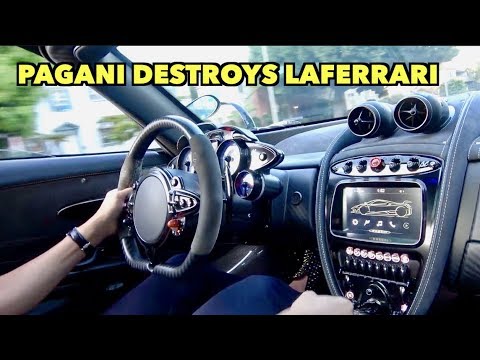 LOUD PAGANI DESTROYS FERRARI LAFERRARI! Video