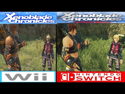 Xenoblade Chronicles: Original vs. Definitive Edition Comparison - Shulk and Reyn