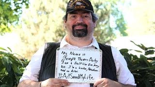 Joseph Thomas Bailey, Gulf War Vet, Writer, #ArtSavedMyLife video
