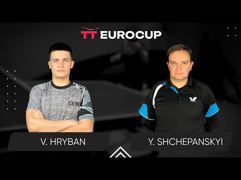 10:45 Vadym Hryban - Yurii Shchepanskyi 17.02.2024 TT Euro.Cup Ukraine Star.TABLE 3