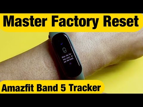 Amazfit Band 5: How to Master Factory Reset