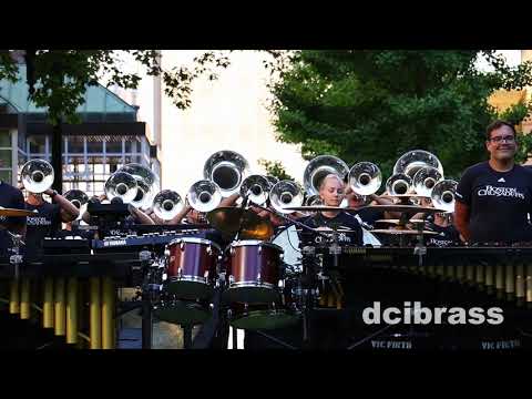 Boston's impressive hornline opens the 2019 season " Concert in the Park"  with 😊Virtual Hornline