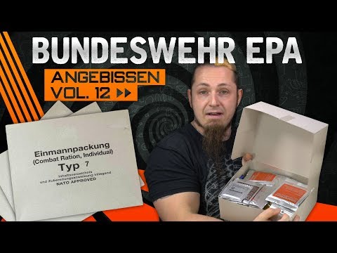 Bundeswehr Kampfration MRE / EPA 🍗 ANGEBISSEN VOL.12 [German, Deutsch]