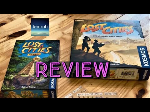 Lost Cities and Lost Cities Roll & Write | Review and Comparisons