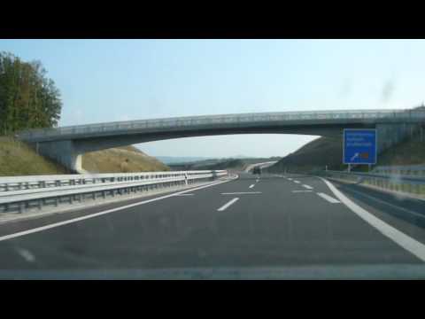 Videofahrt BAB A73 AS 6 Eisfeld-Süd - AS 17 Zapfendorf (20.09.2009) DABBP