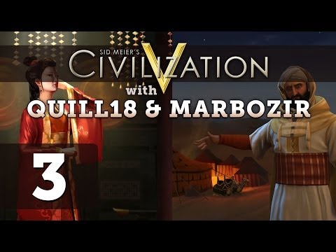 Civilization 5 Deity Twins Multiplayer ft. Quill18 - Part 3