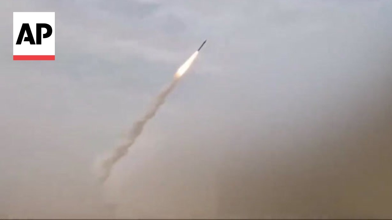 Video | Iran releases video it says shows missile launching against US forces