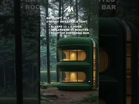 Introducing the Skyloft XL2: 2-Story Inflatable Tent for Serious Campers 😱 | April Fools!