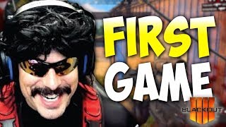 DrDisRespects FIRST GAME on Blackout Battle Royale