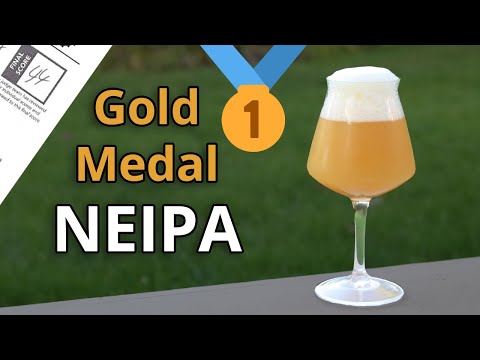 Brewing my AWARD-WINNING NEIPA - Idaho 7/Citra/Mosaic NEIPA, 44 points in a BJCP Competition
