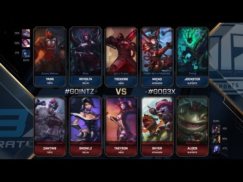 CBLoL 2016 - S3 D1 - INTZ x G3X (Jogo 2 Resumido)
