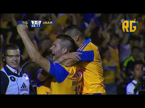 TIGRES 3-0 PUMAS | FINAL IDA Apertura 2015 Liga Mx | GOLES de ANDRE-PIERRE GIGNAC, AQUINO y SOBIS