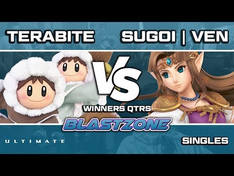 PSG Blastzone: Terabite (Ice Climbers) vs Sugoi | Ven (Zelda) - Winners Qtrs